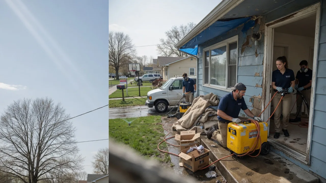 Basement Flood Cleanup in Steeleville, IL near me
